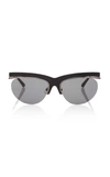 LINDA FARROW Aviator-Style Acetate Sunglasses