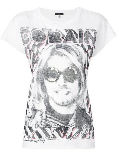 Shop R13 Cobain T-shirt - White