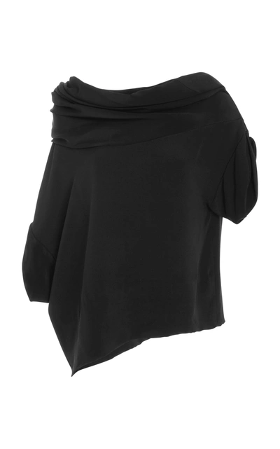 Monse Off The Shoulder Silk Blouse