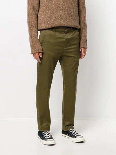 Saint Laurent Fitted Trousers | ModeSens