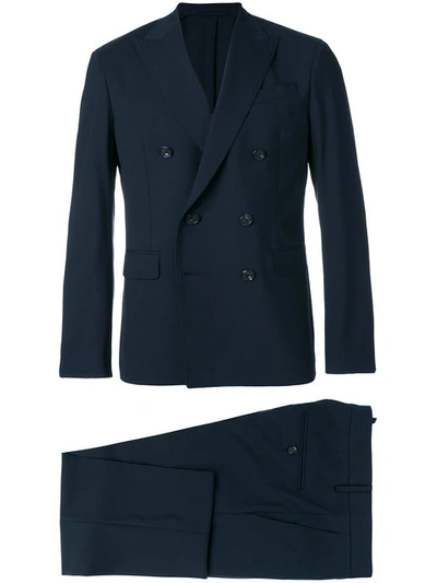 Dsquared2 Double Breasted Two-piece Suit - Blue