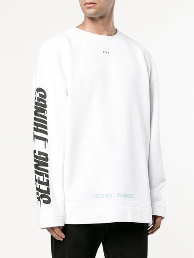 Off-white Seeing Things Printed Sweatshirt | ModeSens