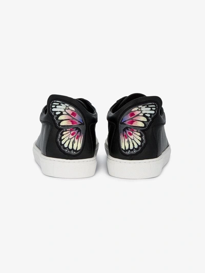 Shop Sophia Webster Black Bibi Butterfly Sneakers