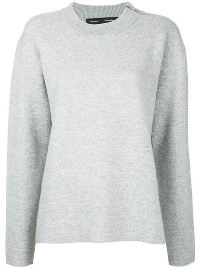 Shop Proenza Schouler Knit Pullover - Grey