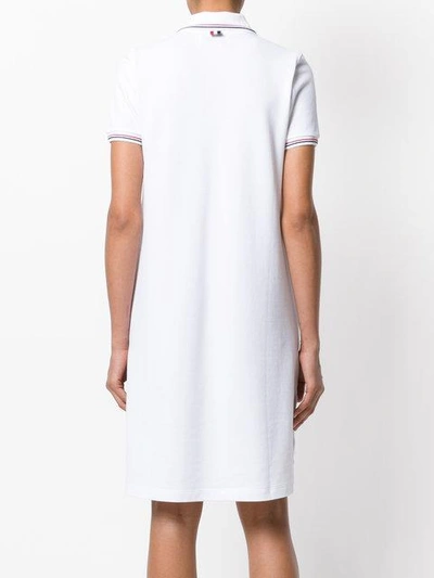 Shop Thom Browne Shirt Dress In White