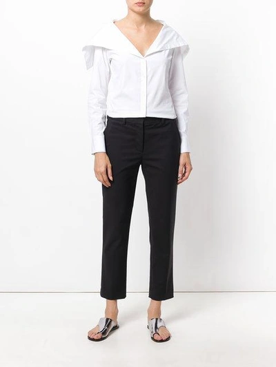 Shop Theory Oversized Collar Classic Shirt