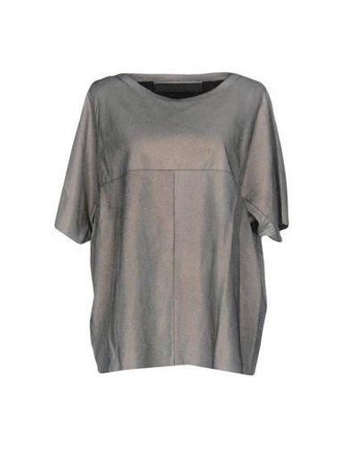 Drome Blouse In Light Grey