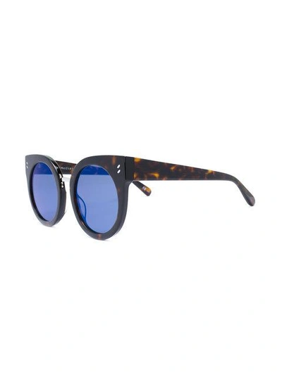 Shop Stella Mccartney Eyewear Cat Eye Sunglasses - Brown