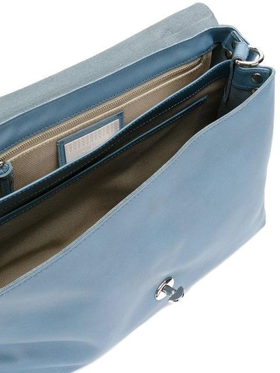 Shop Zanellato Medium Original Tote Bag - Blue