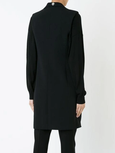 Shop Alexander Wang Sleeveless Long Blazer In Black