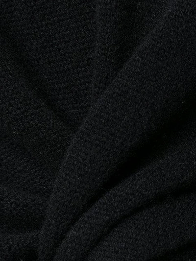 Shop Alexander Wang T Twist Front Sweater In Black