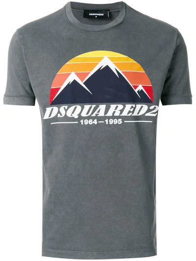 Dsquared2 Mountain Peak Print T-shirt