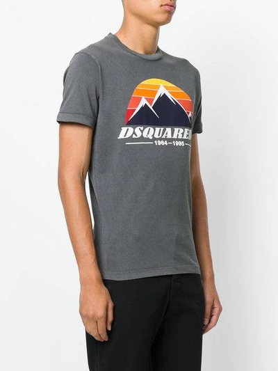 Shop Dsquared2 Mountain Peak Print T-shirt