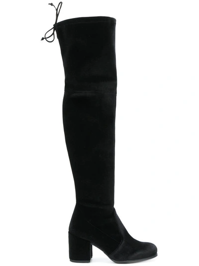 Shop Stuart Weitzman Tieland Knee-length Boots In Black