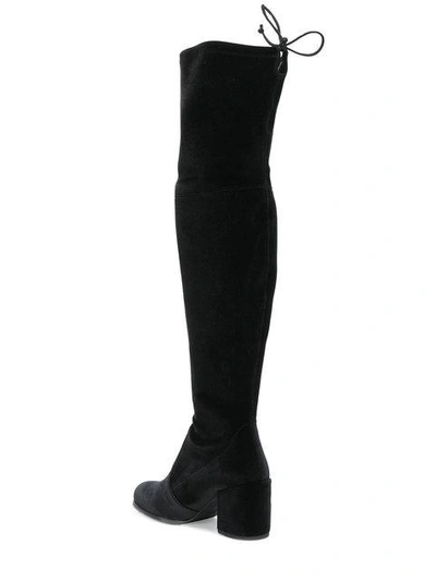 Shop Stuart Weitzman Tieland Knee-length Boots In Black