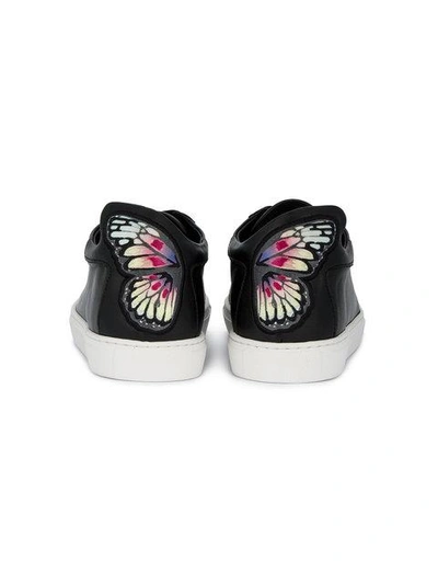 Shop Sophia Webster Black Bibi Butterfly Sneakers