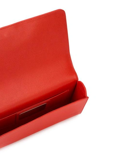 Shop Perrin Paris X Zaha Hadid Loop Clutch - Red