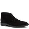 Tod's Lace-up Suede Chukka Boots With Rubber Bottom In Black