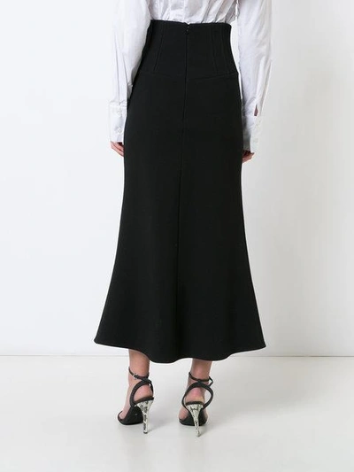 Shop Tome Flared Midi Skirt - Black