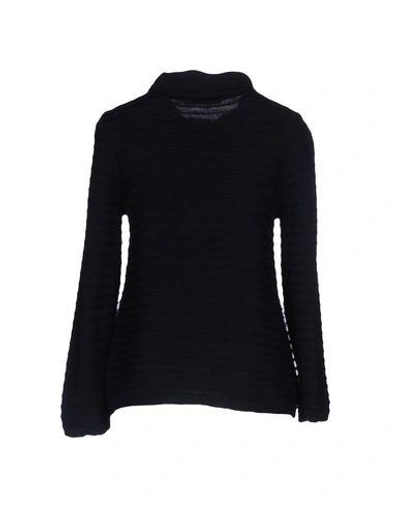 Shop Love Moschino Turtlenecks In Dark Blue