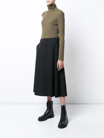 Shop Y's Flared Midi Skirt
