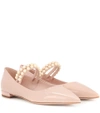 MIU MIU Patent leather Mary Jane ballerinas