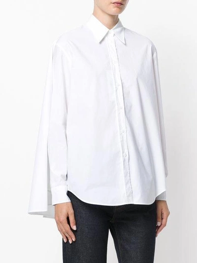 Shop Mm6 Maison Margiela Oversized Parachute Shirt