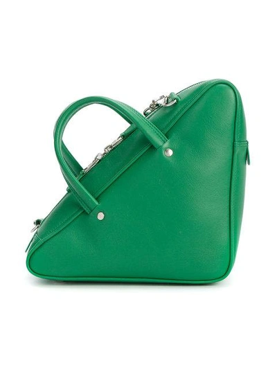 Shop Balenciaga Triangle Medium Duffle Bag - Green