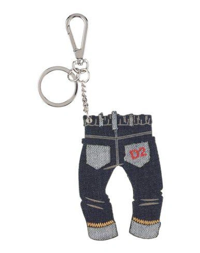Shop Dsquared2 Key Rings In Blue