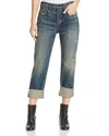VINCE CUFFED UNION SLOUCH JEANS IN HEIRLOOM,DV142I2421