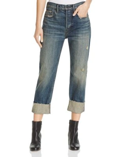 Shop Vince Cuffed Union Slouch Jeans In Heirloom In Heirloom Wash