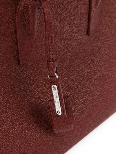 Saint Laurent Small Sac De Jour Souple Tote In Red