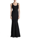 HERVE LEGER SCOOP-NECK BANDAGE KNIT GOWN,PROD202811164