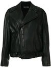 TOM FORD OVERSIZED BIKER JACKET,GIL350LEX15512194075