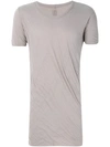 Rick Owens Basic Short Sleeves T-shirt In Grey