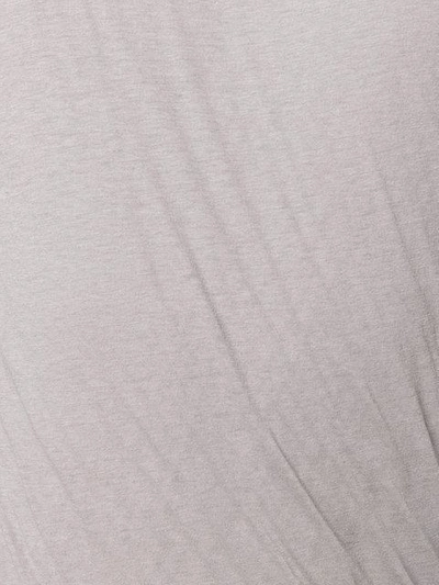 Shop Rick Owens Long Length T-shirt In Grey