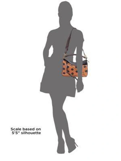 Shop Loewe Puzzle Circles Top Handle Bag In Tan-black