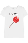 LOEWE Printed stretch-cotton jersey T-shirt