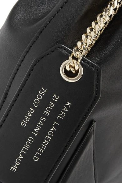 Shop Karl Lagerfeld K/slouchy Small Leather Shoulder Bag