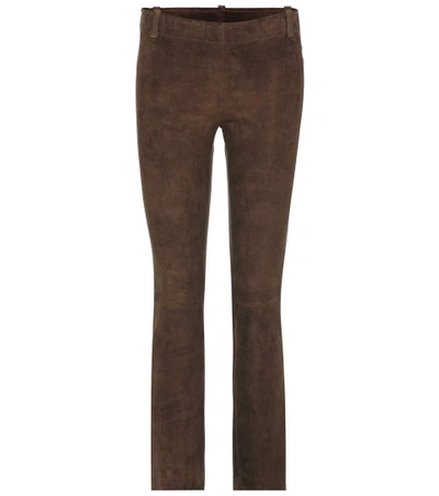 Stouls Jagger Suede Trousers In Brown