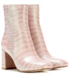 MARYAM NASSIR ZADEH EXCLUSIVE TO MYTHERESA.COM - AGNES LEATHER ANKLE BOOTS,P00252924