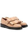 Marni Bow-detail Leather Loafers In Beige