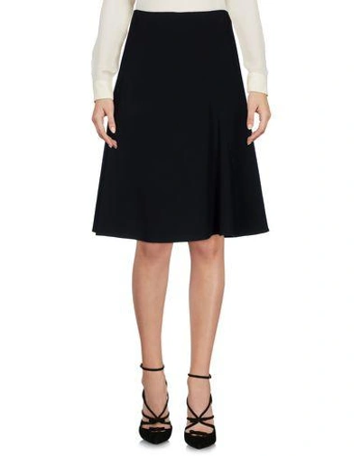 Shop Chloé Knee Length Skirts In Black