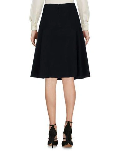 Shop Chloé Knee Length Skirts In Black