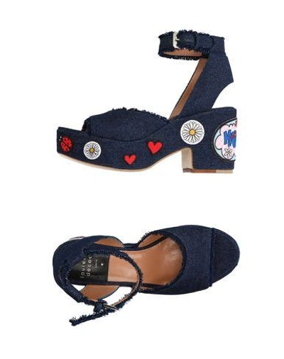 Shop Laurence Dacade Sandals In Blue