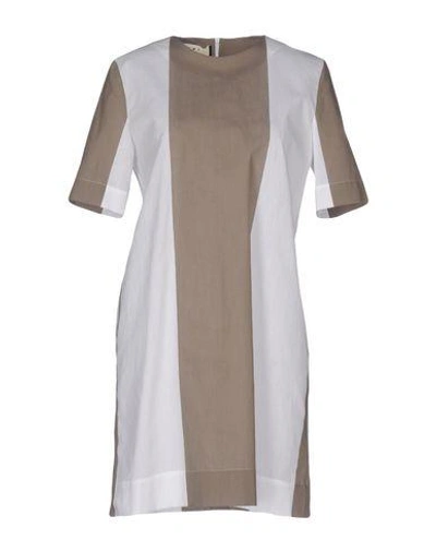Marni Short Dress In White