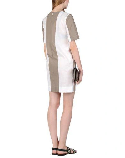 Shop Marni Short Dress In White