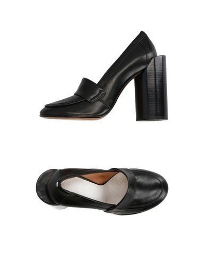 Shop Maison Margiela Loafers In Black