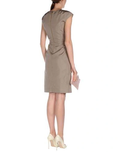 Shop Marni Short Dresses In Grey