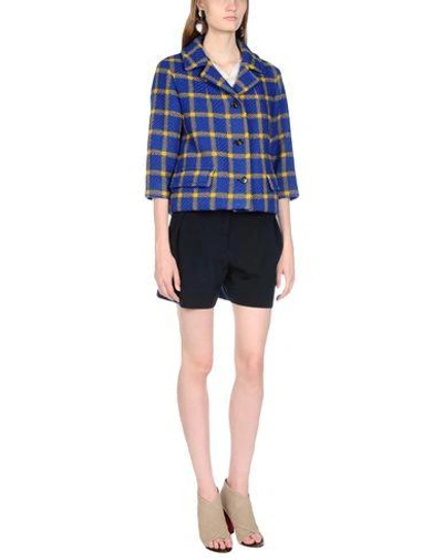 Shop Marni Blazer In Blue